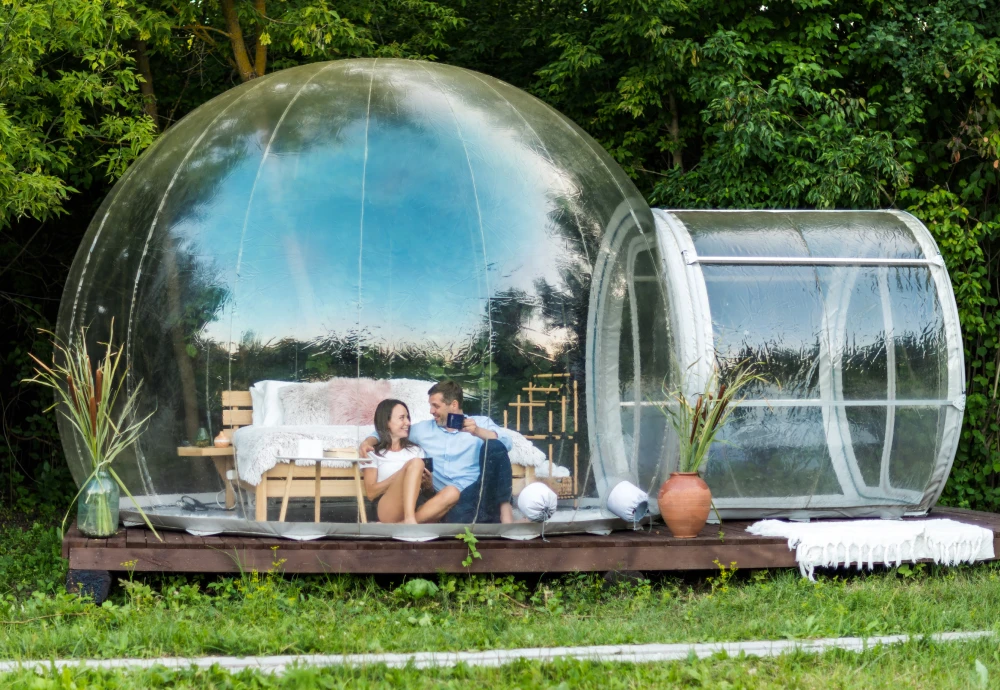 bubble tent dome